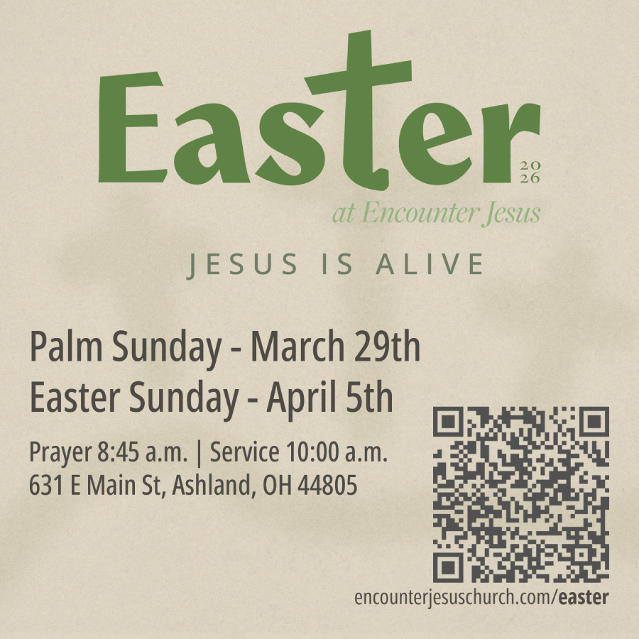 Easter at Encounter Jesus 2025 Card