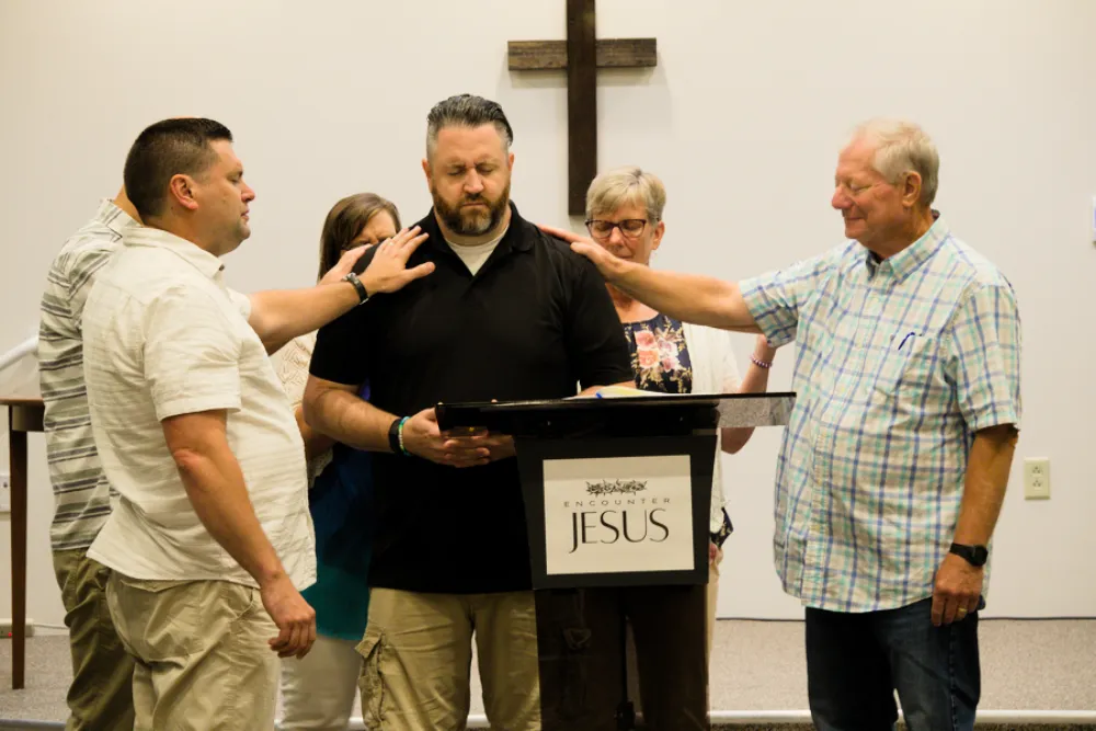 Picture of the whole council — Tim Bright, Jess Bright, Bryan Finger, Dave Slater, and Jana Slater.